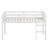 Wooden Loft Bed With Ladder-2106610049