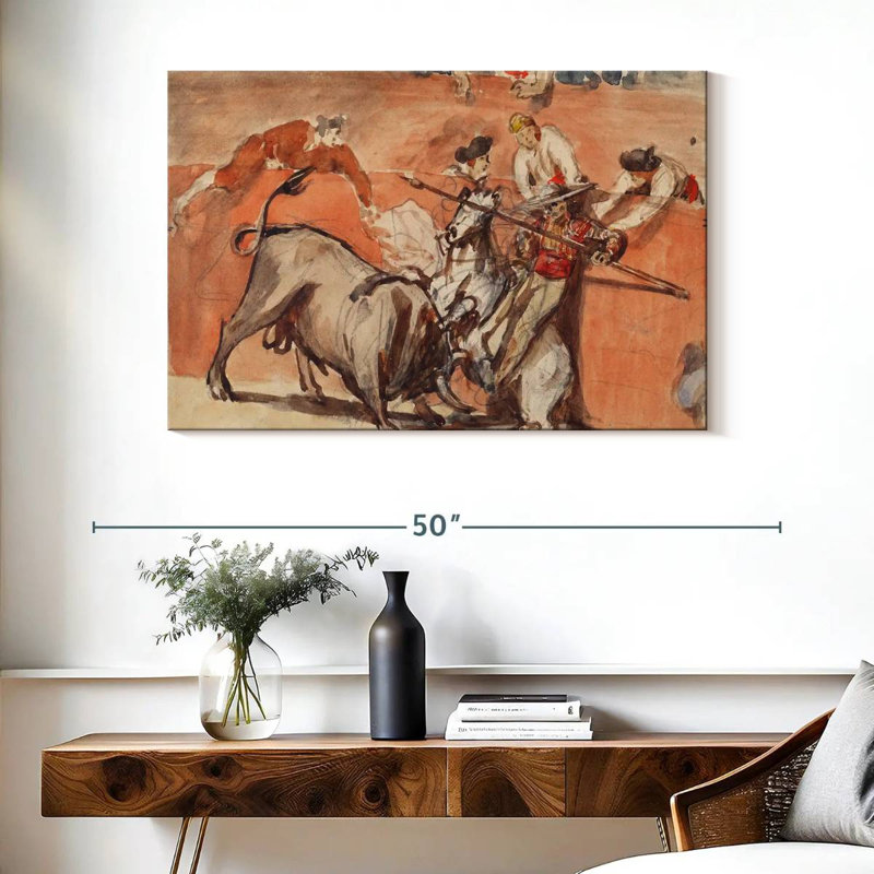 Corrida Brampt 1865, H 26 po x l 39 po