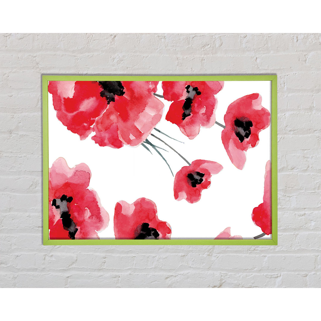 Just Poppies - Einzelne Bilderrahmen Kunstdrucke