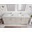 Aberdeen 84'' Double Bathroom Vanity with Quartz Top-94240505-74716246