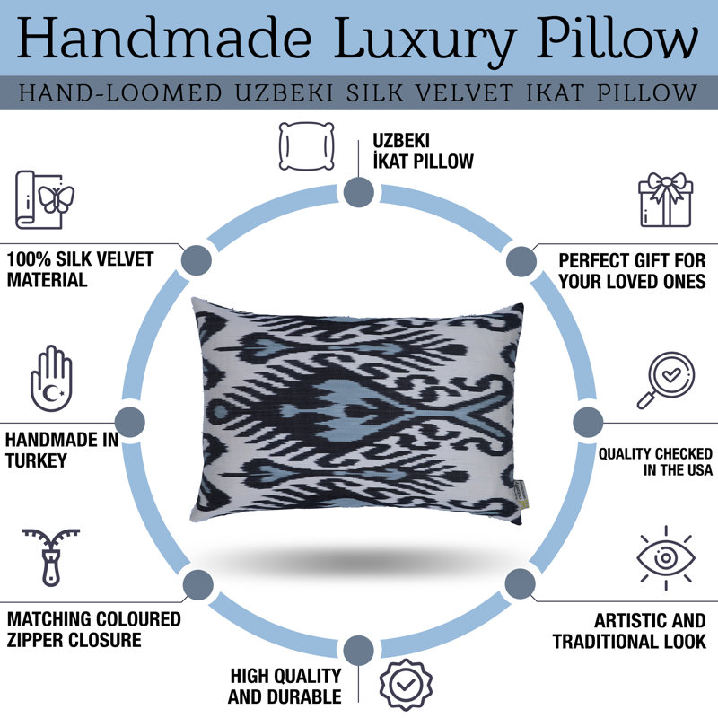 Lumbar Pillow Cover & Insert, Paisley