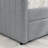 Queen Size Daybed with Two Drawers Trundle Upholstered Sofa Bed, with Vertical Stripes, Linen Fabric-974600855