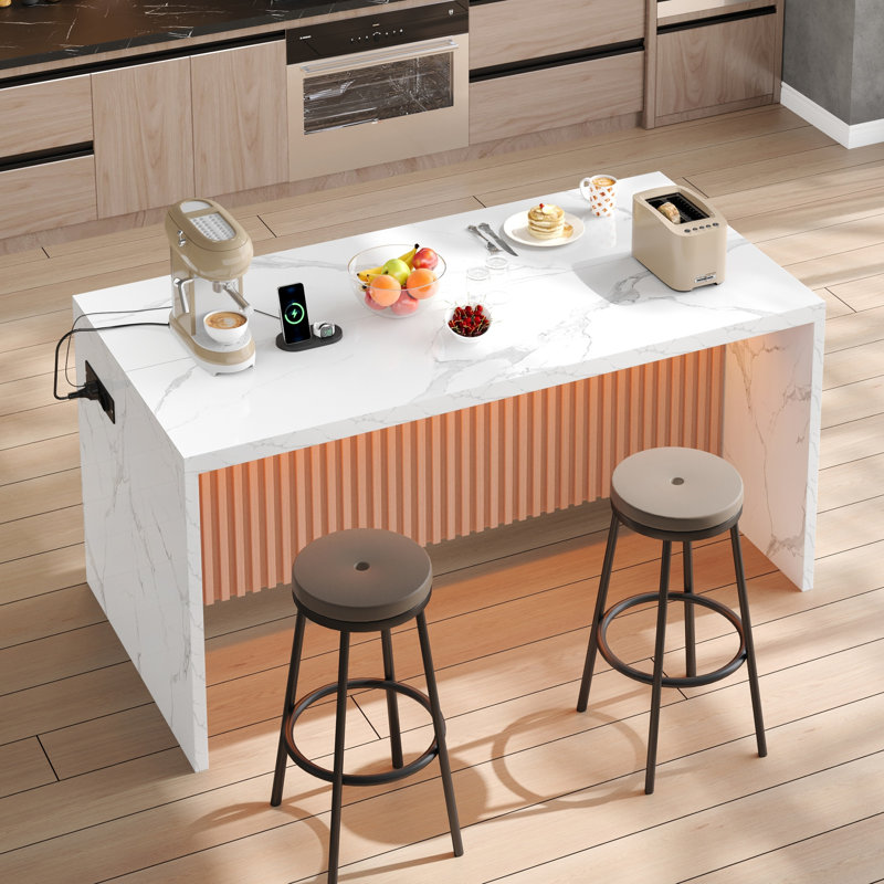 Kitchen Island, White