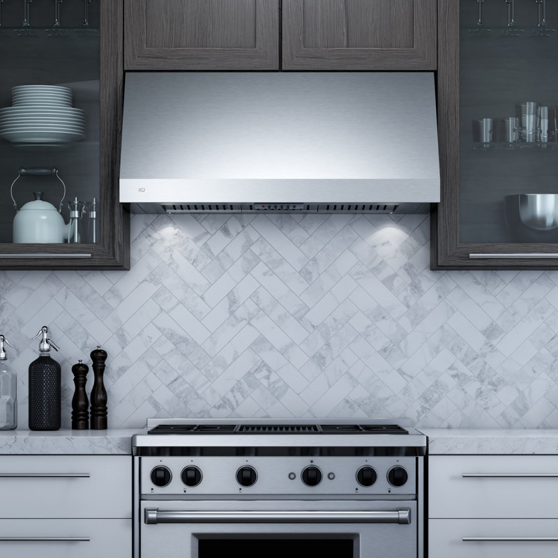 Hotte sous un meuble convertible 36" professional 600 cfm