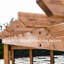 Pavillon de jardin permanent en métal L 9,5 pi. Pergola en bois massif