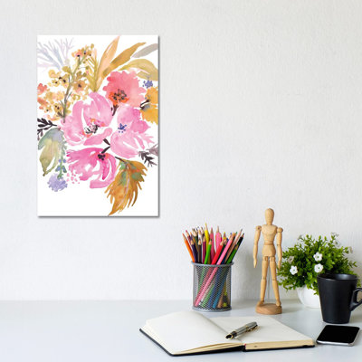 Flower Posy IV by Karen Fields - Wrapped Canvas Print