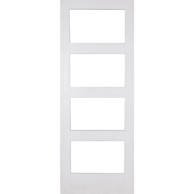 Geoffry Shaker Glass Internal Door, 198.1cm H x 76.2cm W x 3.5cm D