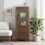 Vitrine simple en bois massif