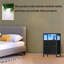Table de chevet multifonctionnelle avec station de charge, lumières DEL et rangement-525291174