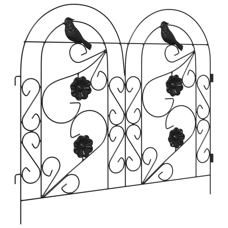 54.5cm H x 308.5cm W Steel Hardware, Black