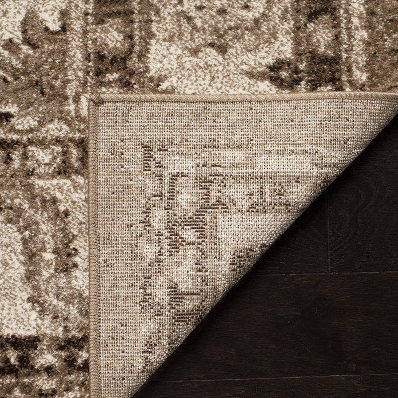 Imaya Vintage Hamadan Performance Oriental Rug, Square 10'