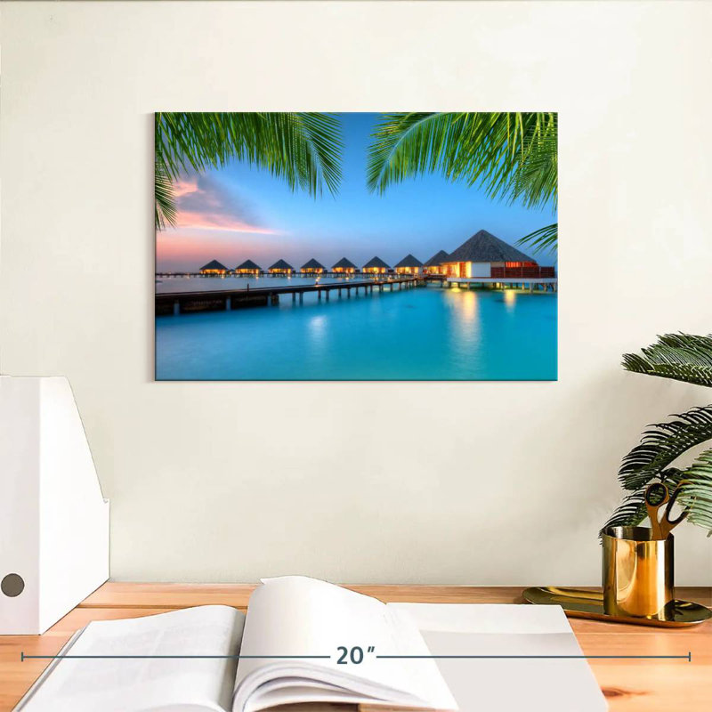 Bungalow Aletra Maldives Water, H 8 po x l 12 po