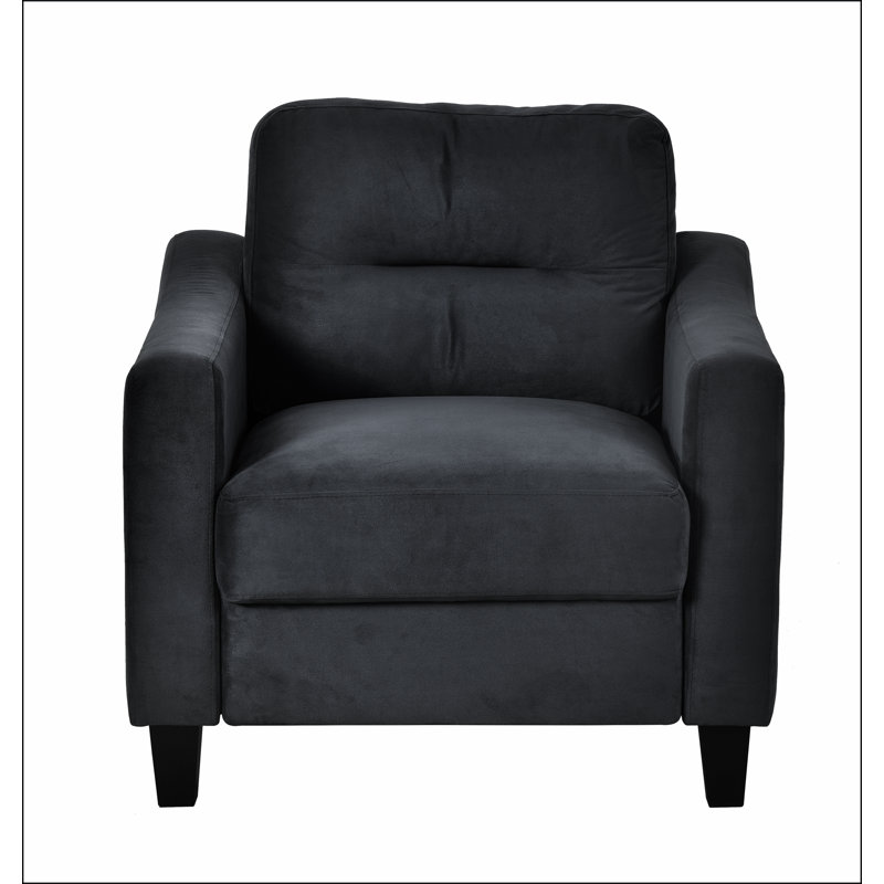Couch Comfortable Sectional Couches and Sofas for Living Room Bedroom Office Small Space, Black, Foam