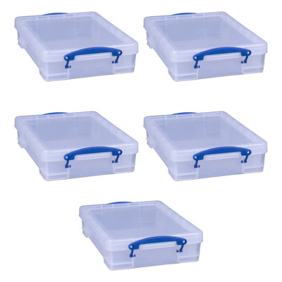 Really Useful Box Stackable Box, Clear