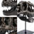 T-Rex Dinosaur Skull Mounted Tyrannosaurus Rex Fossil Statue