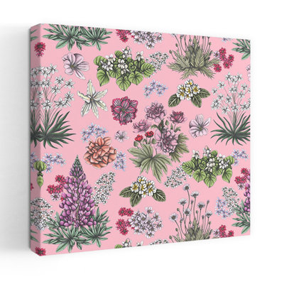 Art contemporain Art floral printanier