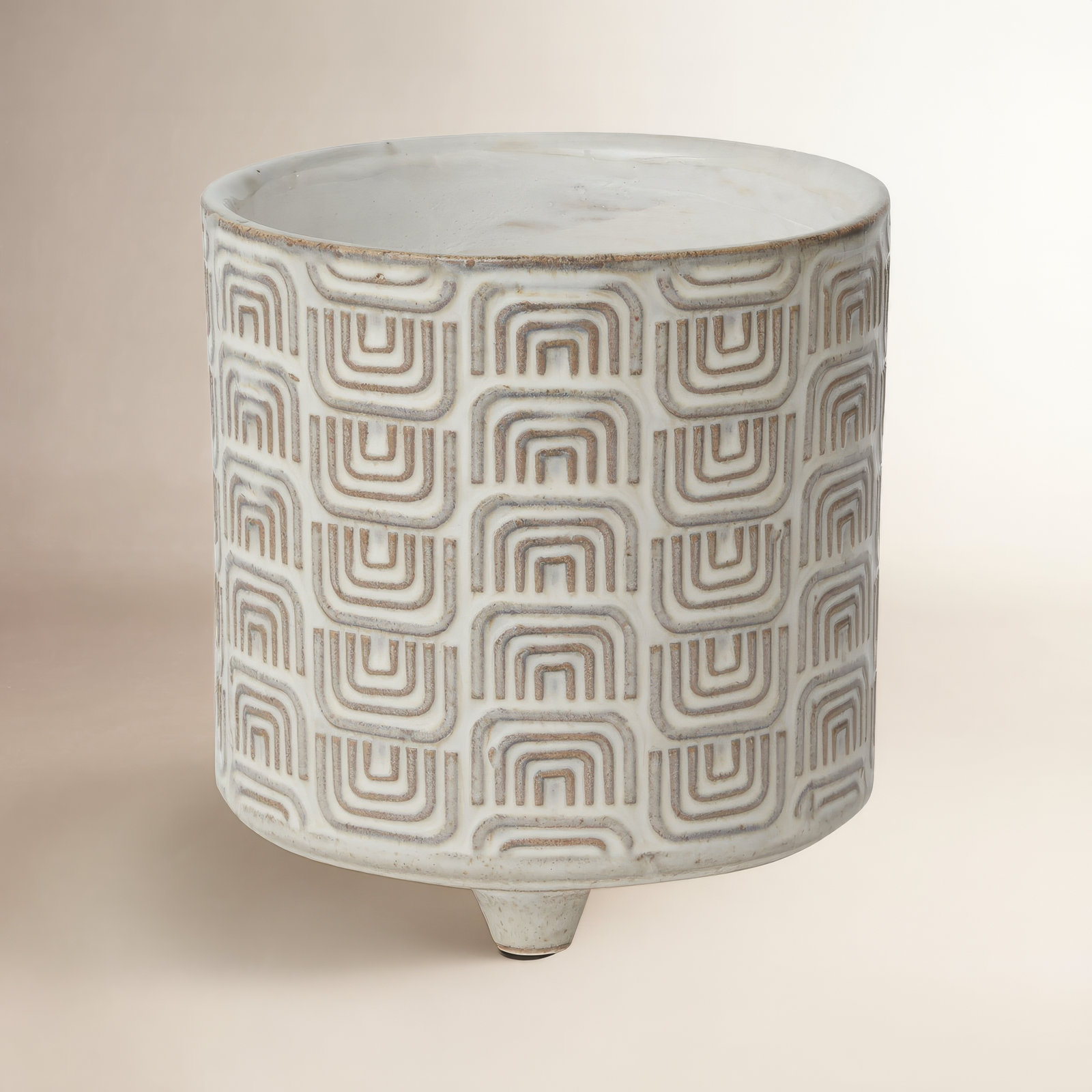 Harissa Ceramic Pot Planter, 6.25" H x 6" W x 6" D