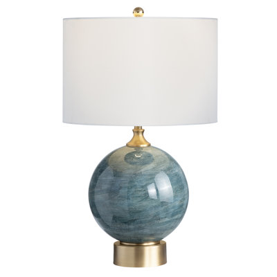 Lampe de table en verre