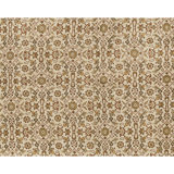 Hand Knotted Wool Area Rug in Ivory And Red