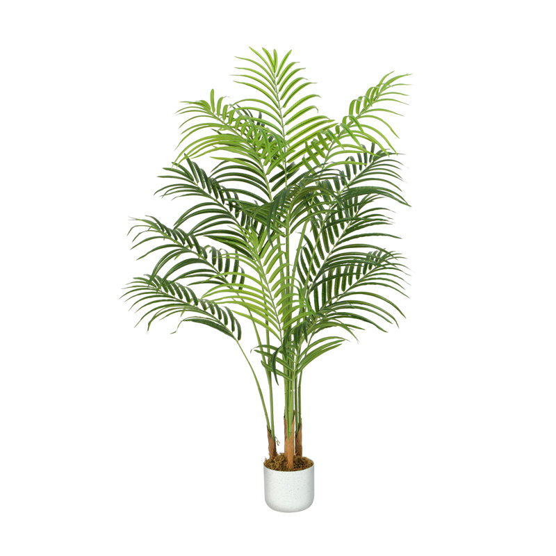 Anjie Faux Palm Tree in Pot, 120cm H  x 30cm W  x 30cm D