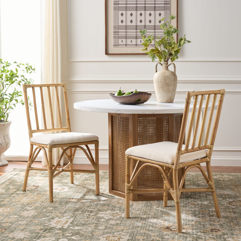 Mylinda Accent Chair with Cushion, Honey Brown Wash