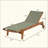 Outdoor Acacia Wood Chaise Lounge With Mesh Seating For Patio And Backyard Relaxation-697263729