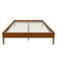 Base de lit plateforme en bois de bambou sec de 15 pouces de hauteur-340570548-340570547
