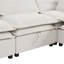 Grand canapé modulaire en forme de U double à double couche pour une assise confortable et un agencement polyvalent dans n'importe quelle maison.