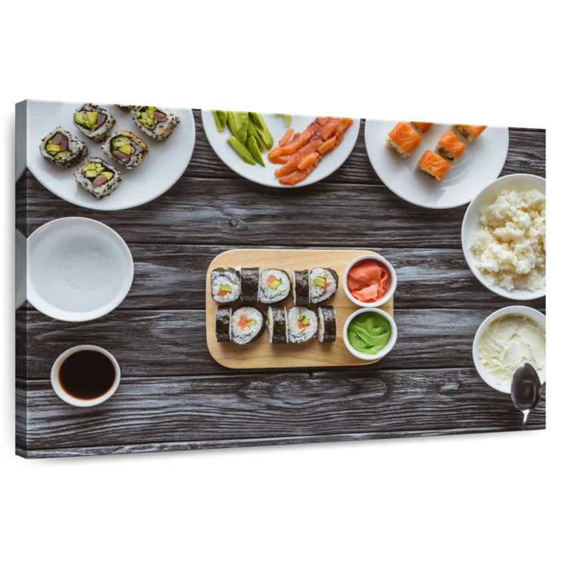 Sushi Fest, 8" H x 12" W