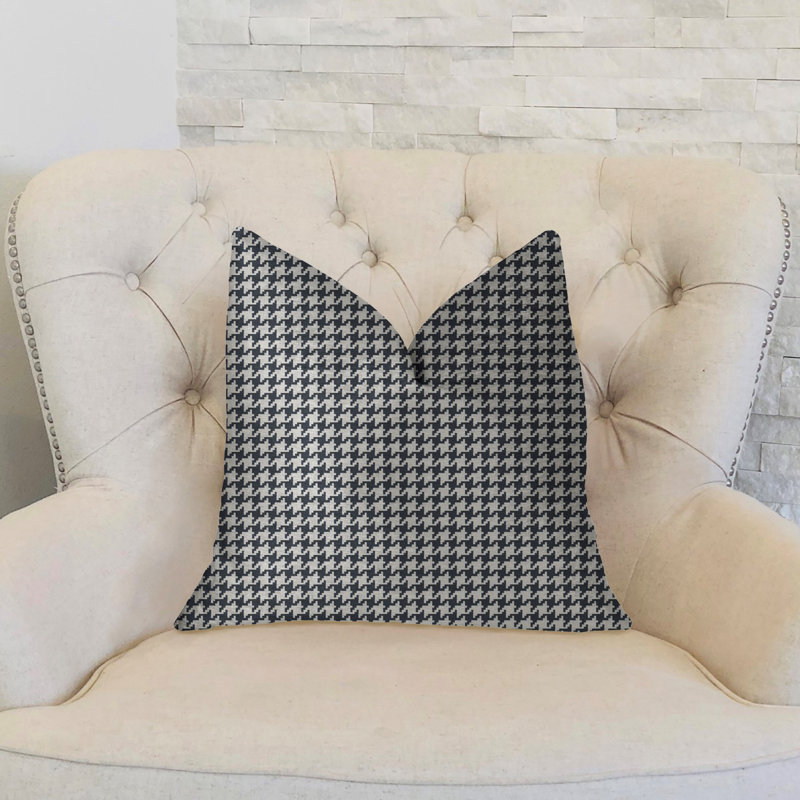 Element Houndstooth Reversible Throw Pillow, 26" x 26"
