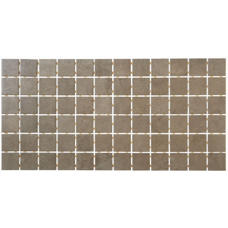 Fairfield 2" x 2" Ceramic Mosaic Tile, Noce