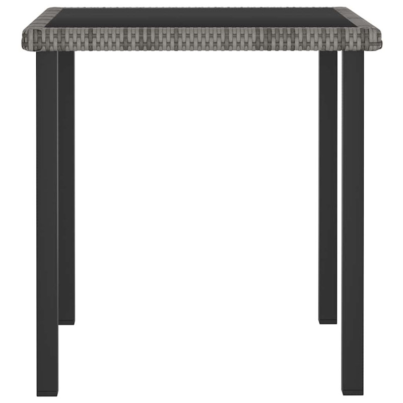 Table de salle à manger de jardin grise