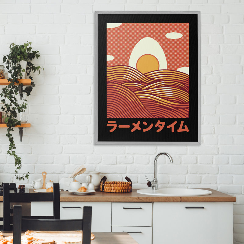 Giclée encadrée, dessin par Tobe Fonseca, Estampe numérique Farmhouse, H 30 po x l 24 po