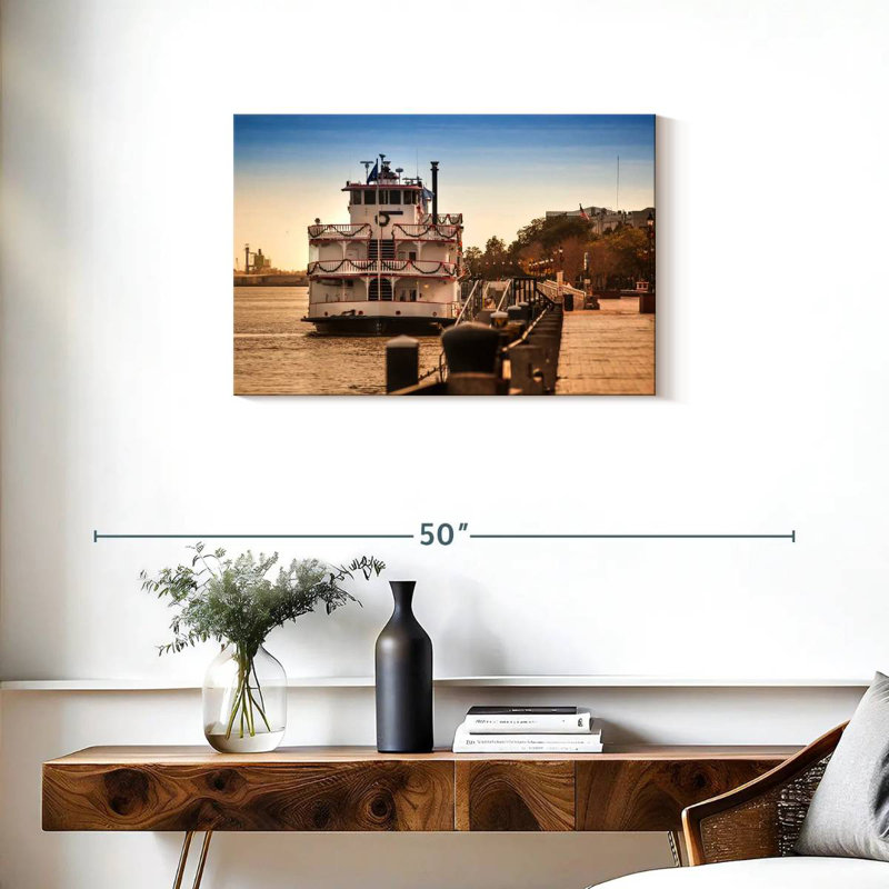 Mehar Savannah River bateau, H 20 po x l 30 po