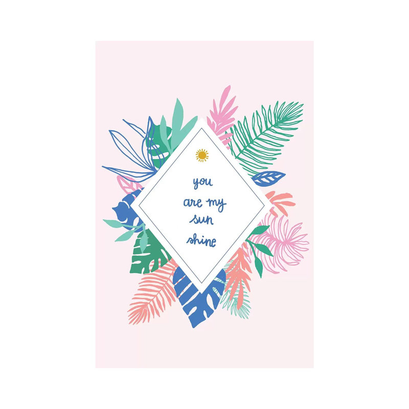 Tropical Paradise by Jessica Bruggink - Print on Canvas, 45.72cm H x 30.48cm W x 1.91cm D, Wrapped Canvas