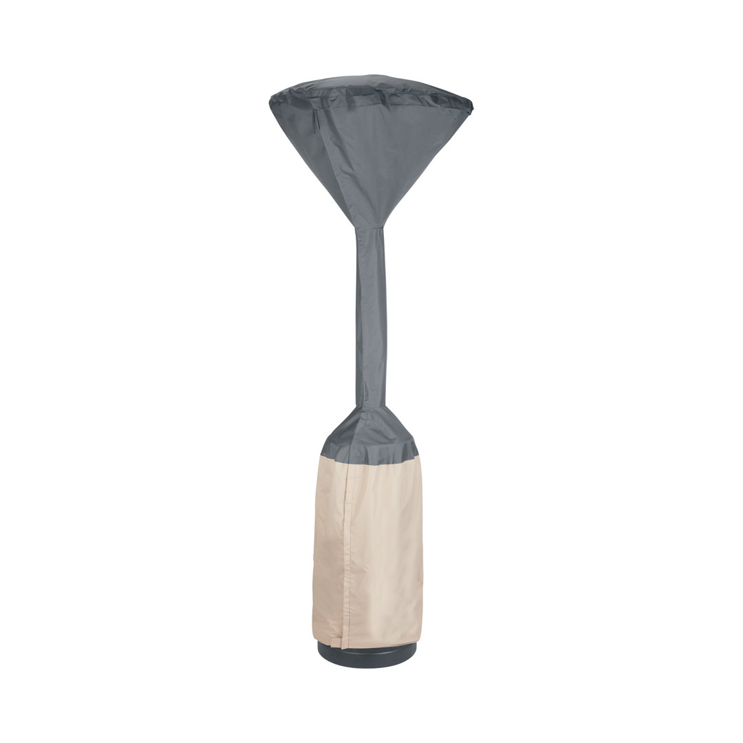 Modern Leisure Renaissance Stand-Up Patio Heater Cover, 32" Diameter x 18.5" Diameter x 95"H, Gray Rebrilliant