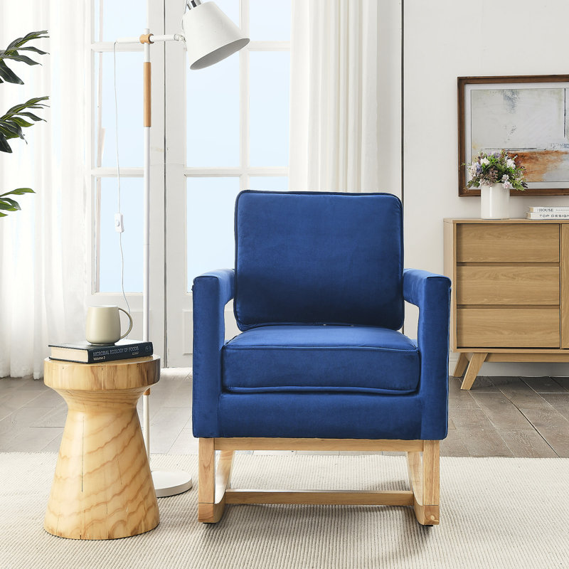 Chaise berçante 26 po, Bleu