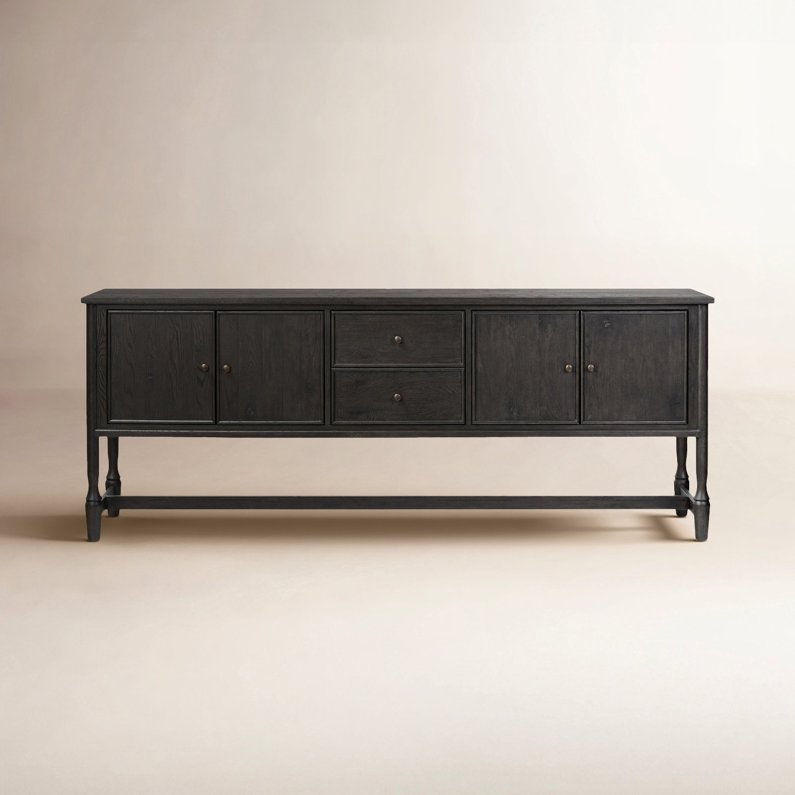 Bari Sideboard, Smoked Black Resawn Oak