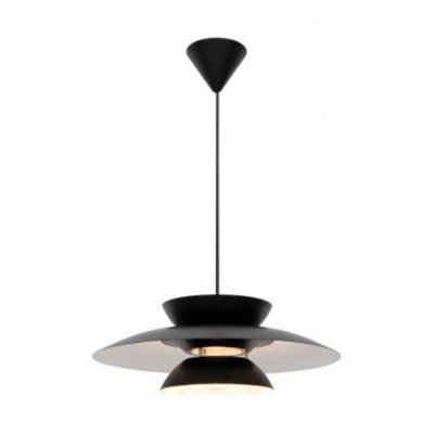 1 - Light Black Dome Pendant