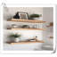 Tablette flottante en bois massif 4 pièces Wimer-1161195088