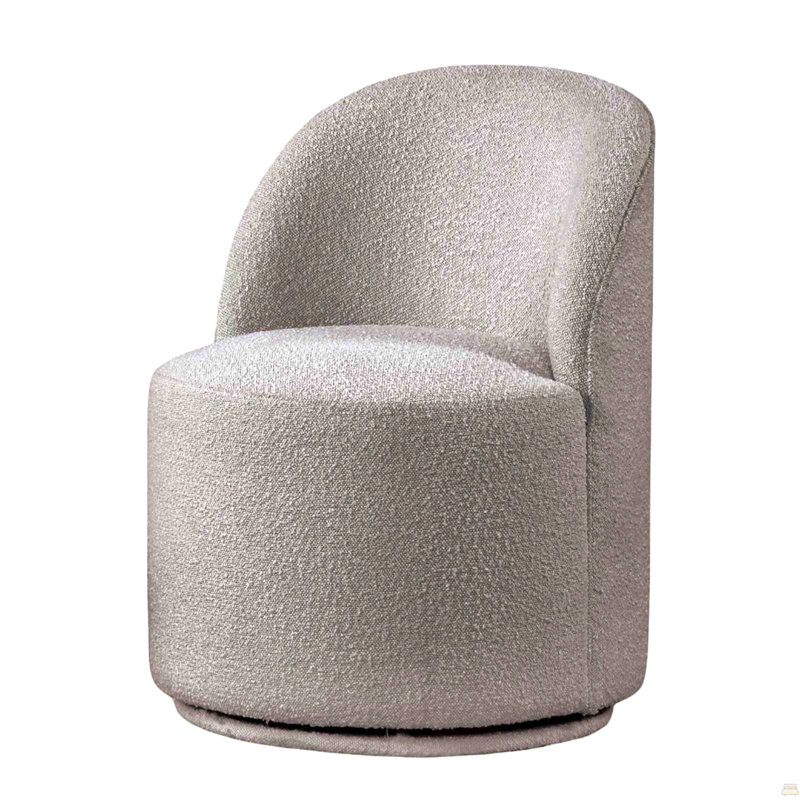 Chaise pivotante 1 pièce 360 °, Gris clair