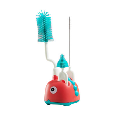 Water Bottle Baby Bottle Brush, Nipple Cleaning Brush, Straw Brush, Long Handle, Three In One Cup Brush, Cleaning Set