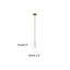 Luminaire suspendu cylindrique à 1 lumière Devantae