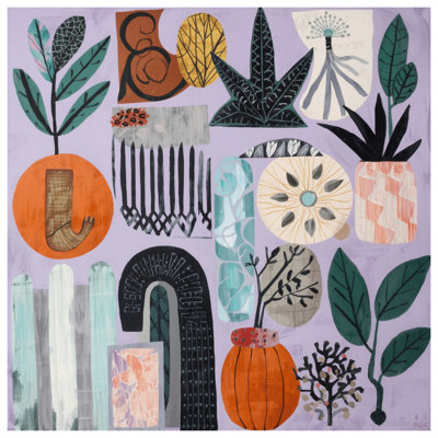 Abstract Botanical Elements Comforter