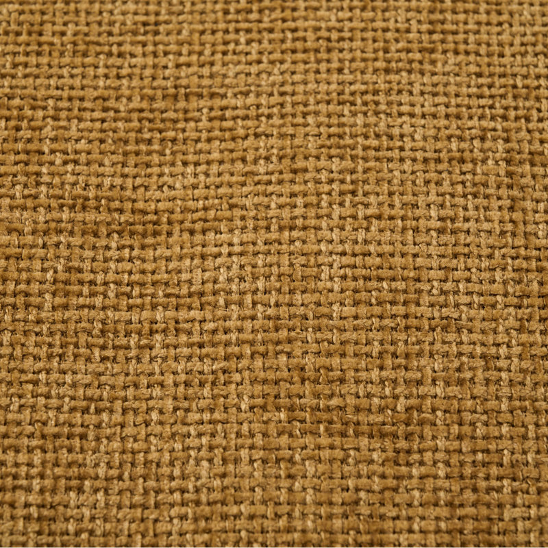 Arteta Upholstered Chenille Armchair, Gold/Black