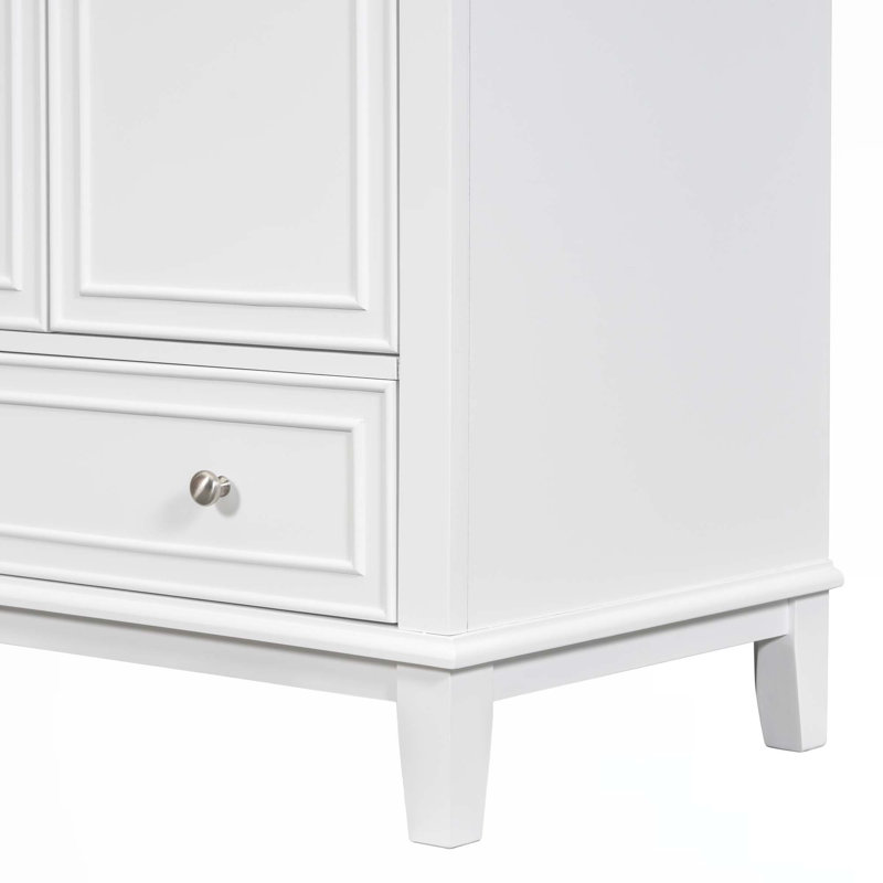 Meuble-lavabo 30 po avec lavabo, Blanc