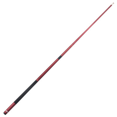 GSE 58" 2-Piece Matte Red Fiberglass Graphite Composite Billiard Pool Cue Stick for Men/Women - 21oz