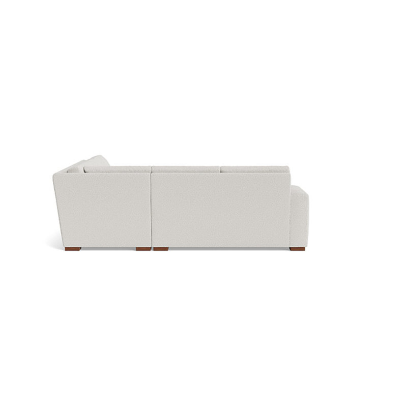 Couch Potato Sectional, Performance Velvet - Uniform, Right Hand Facing