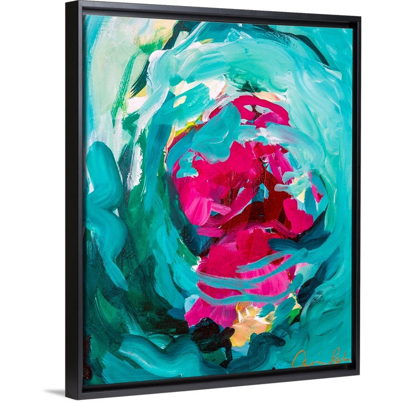 "Swang" par Amira Rahim, reproduction d’art sur toile, H 22 po x l 18 po x P 1,75 po, Toile avec cadre noir