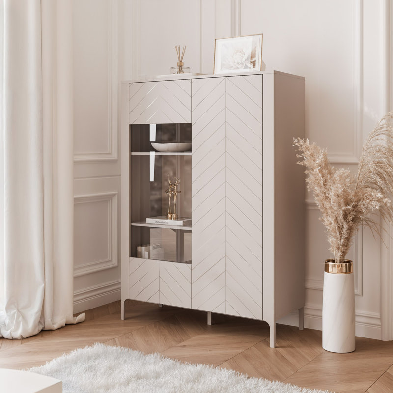 Rectangle Accent Cabinet, Cashmere